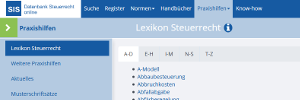 Lexikon Steuerrecht